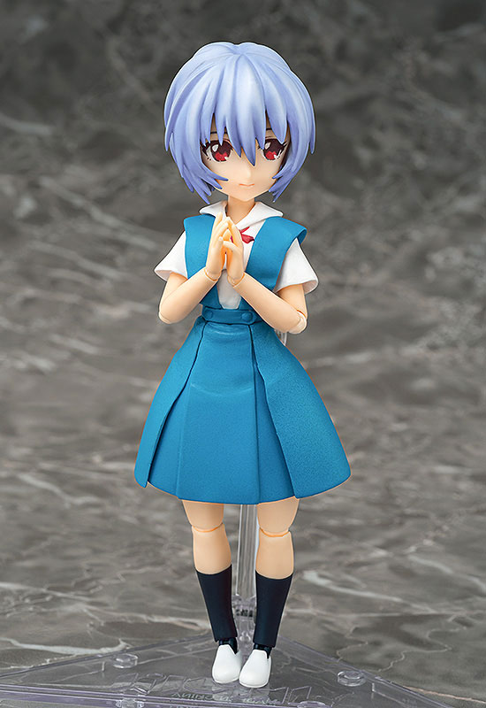 Evangelion: Rei Ayanami School Uniform Ver. (Action Figure)