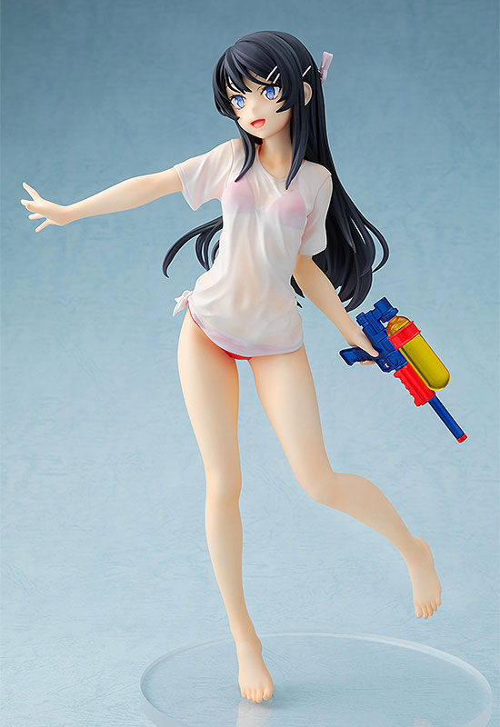 Rascal Does Not Dream of Bunny Girl Senpai: Mai Sakurajima Water Gun Date Ver. (Complete Figure)