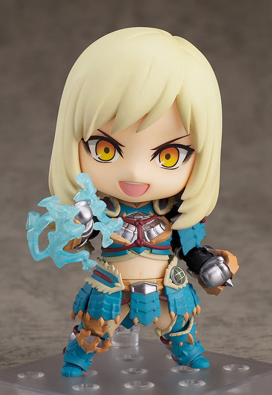 Monster Hunter World: Iceborne Female Hunter Zinogre Alpha Armor Ver. DX (Nendoroid)