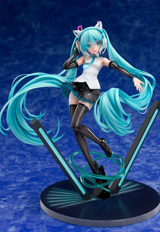 Hatsune Miku Cat Ear Headphone Ver. (Complete Figure)