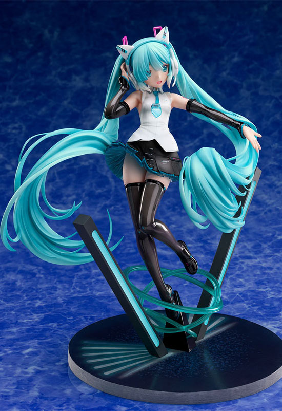 Hatsune Miku Cat Ear Headphone Ver. (Complete Figure)