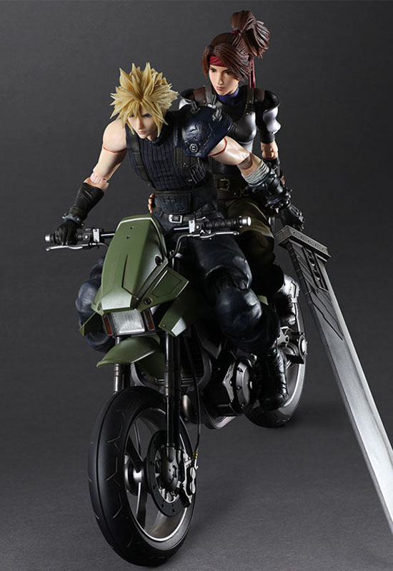 Final Fantasy VII Remake: Jessie & Cloud & Bike SET (Action Figure)