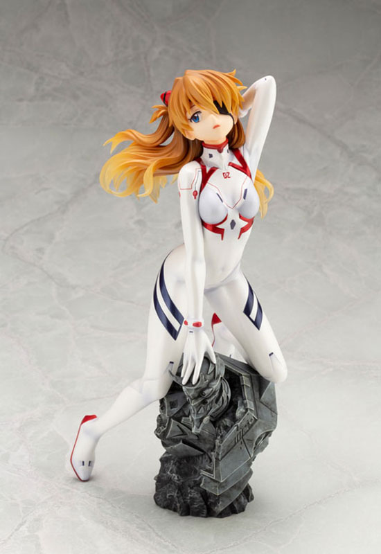 Evangelion: 3.0+1.0 Thrice Upon a Time Asuka Langley Shikinami White Plugsuit ver. (Complete Figure)